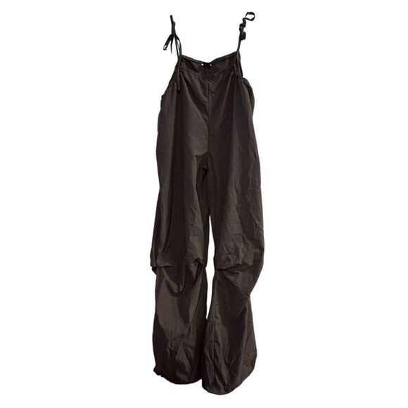 SHEIN Women's Gray Jumpsuit Size 6 Adjustable Straps Wide-Leg - Picture 1 of 11
